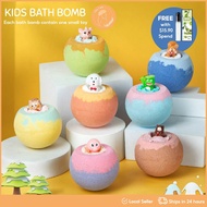 [ChicLady] Kids Bath Bomb 100g with Toy Bubble Bath Bath Ball For staycation
