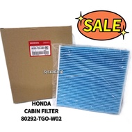 Honda Cabin Aircond Filter 80292-TGO-W02 City Jazz Civic CRV HRV BRV CRZ Freed Insight HRV