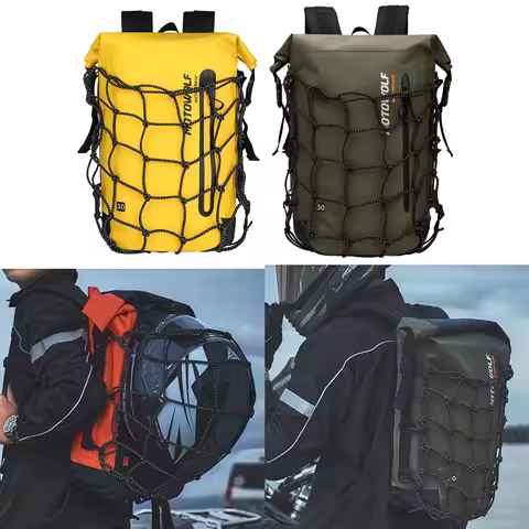 30L Motowolf Motorcycle Riding Helmet Backpack Men Women Waterproof Bag Rider Reflective Motorcycle