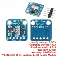 1-5pcs VEML7700 Ambient Light Sensor Module 120k Lux Light Measuring Board 3.3V 5V I2C IIC Interface