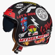 LE MNS 2 SV MT HELMET JET LE-MANS SV2 SV-2 EXTREME A1 WITH VISOR CERMIN TOPI KYT TSR ARAI AGV ARC GI