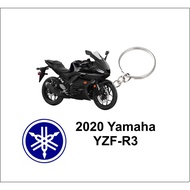 yamaha YZF-R3 black keychain 2d yzf r3