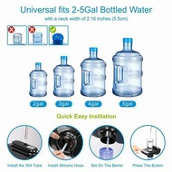 Automatic Water Dispenser Electric Water Gallon Bottle Barreled Pump USB Charging Household Portable Drink Dispenser with Tray