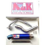 RS150 V1 V2 EXHAUST NLK 28MM 32MM ( FOOTREST )