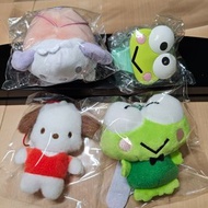 [4隻$100滿150送SF] 日版全新 有牌 sanrio Pochacco pc狗 公仔 Sanrio Pochacco Plush Toy Keroppi 大眼青蛙公仔 扭蛋手錶