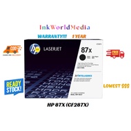 HP 87X Black LaserJet Toner Cartridge (CF287X)