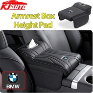 BMW Memory Foam Armrest Heightening Pad Scratch Resistant Center Console Cover with Storage Organize