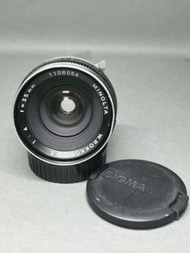 Minolta W.Rokkor-QE 35mm f4 廣角鏡