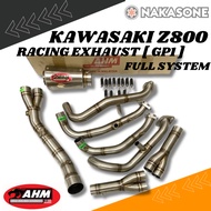 KAWASAKI Z800 AHM GP1 RACING EXHAUST FULL SYSTEM AHM RACING EKZOS FULL SYSTEM #READY STOCK