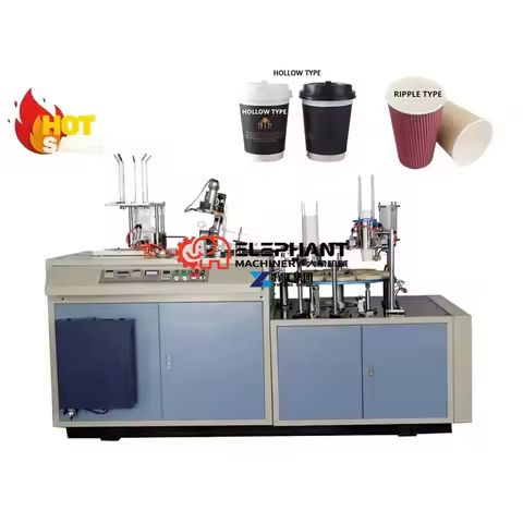 Coffee Tea Paper Cup Machine Drinks Paper Cup Forming Machine Disposable Environmentally Friendly Pa