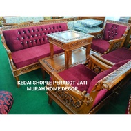 💯JATI ORIGINAL INDONESIA ✅ SET SOFA JATI💯