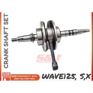 CRANKSHAFT WAVE125 WAVE125-S WAVE125-X ULTIMO CRANKSHAFT ROD KIT STANDARD ORIGINAL STRONGER ASSY