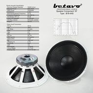 Betavo Audio Speaker Komponen B18 4XS White Series