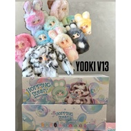 ] YOOKI V13 HOPPING BUNNY BLIND BOX PLUSH PENDANT DOLL TOYS ORIGINAL 100%