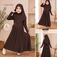 AYRA CHILDREN'S GAMIS, CHILDREN'S MUSLIM CLOTHING, CHILDREN'S ABAYA WITH RIGHT DRESS Kiri + HIJAB SI