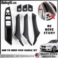 🇲🇾 2010-2017 RHD BMW 5 Series F10 Driver Inner Door Handle Set Door Handle Panel Cover Carbon Fiber 