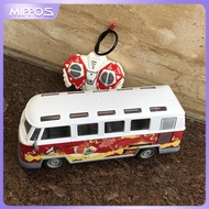 Mippos Electric RC City Bus School Bus Toy 1/30 Model Toys with Lights for 4 Channel RC Model Car To