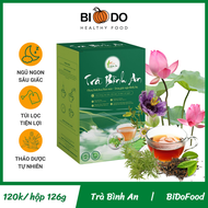 Trà Thảo Dược Bình An - Bí Đỏ Food - Trà Tâm Sen An Thần Ngủ Ngon