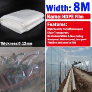 polycarbonate roofing sheet Width 8M Thickness 0.12MM Transparent Vegetable Greenhouse Agricultural