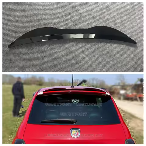 MINI SPOILER EXTENSION FIAT 500 ABARTH MK1 2008-2012 REAR WING SPOILER For FIAT 500 ABARTH MK1 FACEL