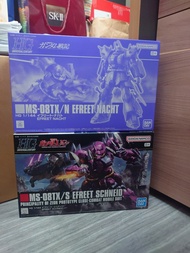 全新 Bandai 高達模型 HG 1/144 Gundam UC Efreet Schneid 伊夫利特 / 高達戰記 Efreet Nacht