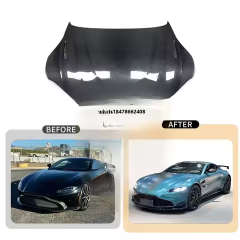 For 2020-2024 Aston Martin Vantage F1 Dry Carbon Fiber OEM Bonnet Hood Engine Cover