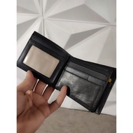 Men's genuine leather horizontal folding short wallet fd513-3