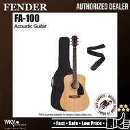 Fender FA-1001 Acoustic Guitar with Strap and Bag (FA-100 / FA100 / FA 100)
