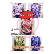 baju t-shirt (s-3xl) Tie Dye Lengan Panjang PREMIUM/Long Sleeve TieDye/ Lelaki ,perempuan/tshirt viral