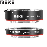 Meike MK-Z-AF1 Metal Auto Focus Macro Extension Tube Adapter Ring 11mm 18mm for Nikon Z-Mount Z5 Z50