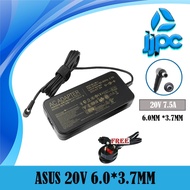 Charger  20V 7.5A for Asus TUF Gaming ROG FX505 FX505DT A18-150P1A 6.0mm*3.7mm