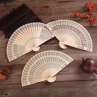 Vintage Folding hand fan chinese home art gift Bamboo traditional fan vintage retro Original Wooden 