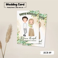 [100 PCS] THANK YOU CARD - WEDDING SOUVENIR READY SCR 09