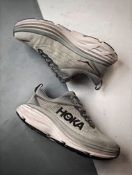 💜HOKA ONE ONE Bondi 8 Grey shoes