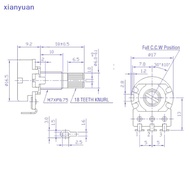 [xianyuan] A500K B500K A250K B250K A50K B50K A25K B25K Potentiometer Splined Small Pot Electric Guit