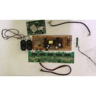 (320) Sharp LC-32L400M Mainboard, Powerboard, Inverter, LVDS, Cables, Sensor. Used TV Spare Part