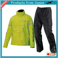 [KOMINE] Motorcycle Rainwear STD Rainwear RK-543 896 Rain Gear Raincoat 03-543 Men's Neon XL