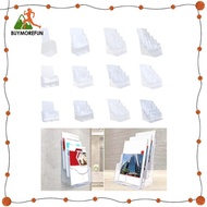 [Buymorefun] Acrylic Brochure Holder Brochure Display Stand for Magazines Booklets School