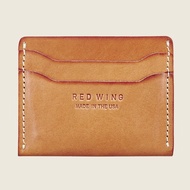 RED WING HERITAGE CARD HOLDER UNISEX WALLET IN NATURAL VEGETABLE-TANNED LEATHER 95027