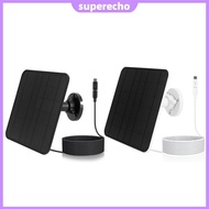 5V 6W Solar Panel Micro USB & USB-C Port Solar Cell Panel for Security Camera