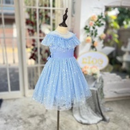 Children's Evening Dress*There Is A Shop On Ratchada. Try It Change Take Photo From The Real Product