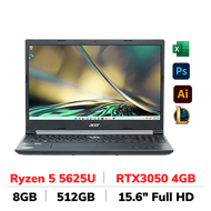 Laptop Acer Gaming Aspire 7 A715-43G-R8GA (R5-5625U/8GB/512GB/SSD/15.6FHD/144Hz/RTX3050/W11)