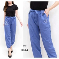 CK44 - OFFICE LONG PANTS CASUAL JOGGERWanita
