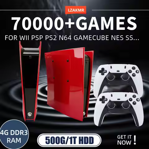 Retro Game Console X2 Batocera I3-3110M 1TB HDD 70,000+ Games 60+ Emulators for PS2 Wii PSP GC N64 4