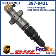 387-9431 Fuel Injector 10R-9003 Injector Nozzle For CAT C9 Engine 330D 330D L 336D Excavator