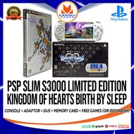 PSP SLIM S3000 KINGDOM HEARTS Birth By Sleep Limited Edition