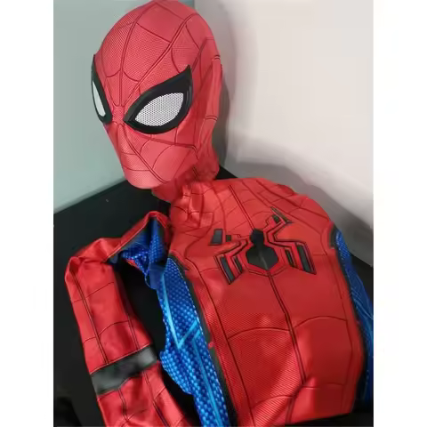 New Adult Kids Halloween PS4 Game Insomniac Spiderman Superhero Cosplay Costume Boys Men Bodysuit Ze