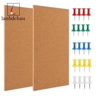 Cork Board Bulletin Board, Small Rectangular Pin Board for Wall, Self-Adhesive Cork Board for Office