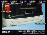 B1632 Hyundai Starex 2009-2015 Fiber Rear Bumper With 2Pieces Cover Body kit Bodykit