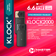 KLOCK K2000 WIFI DIGITAL GATE LOCK WITH INSTALLATION